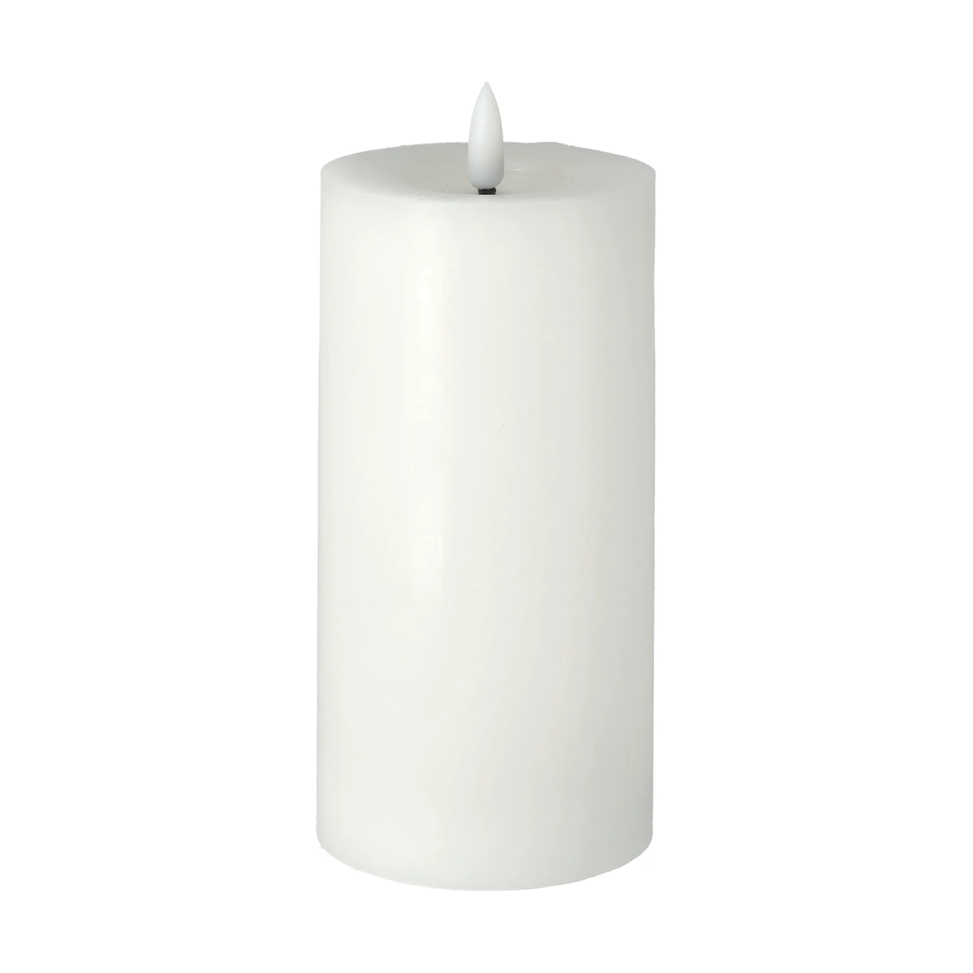 Bright Melt block candle 17,5 cm, 白色 Scandi Essentials
