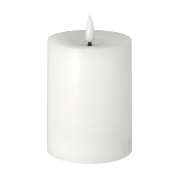 Bright Melt block candle LED 12,5 cm - 白色 - Scandi Essentials