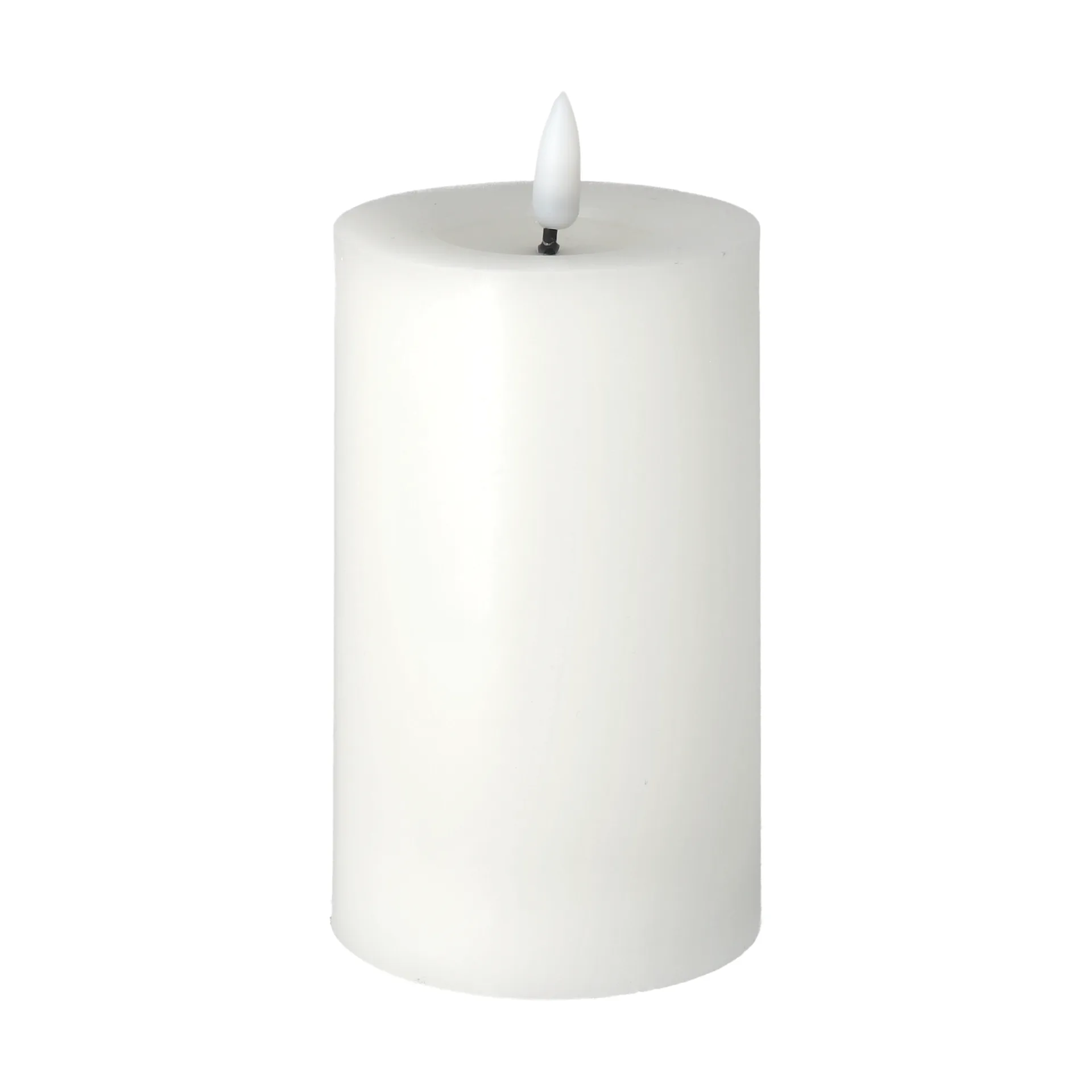 Bright Melt方块蜡烛15cm, 白色 Scandi Essentials