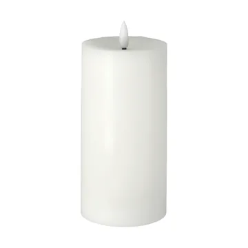 Bright Melt方块蜡烛17,5cm - 白色 - Scandi Essentials