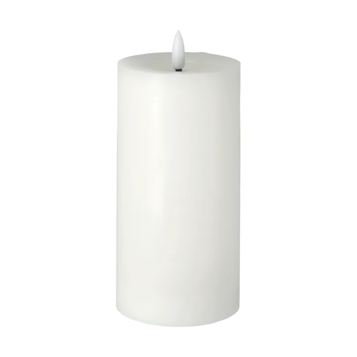 Bright Melt方块蜡烛17,5cm - 白色 - Scandi Essentials
