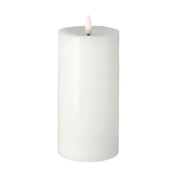 Bright Melt方块蜡烛17,5cm - 白色 - Scandi Essentials