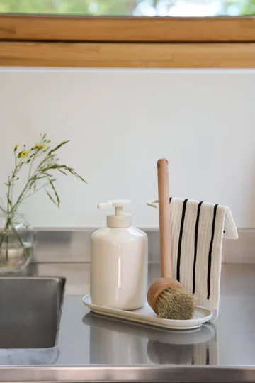Daily印花图案厨房洗碗布抹布 - 白色_3件装 - Scandi Essentials