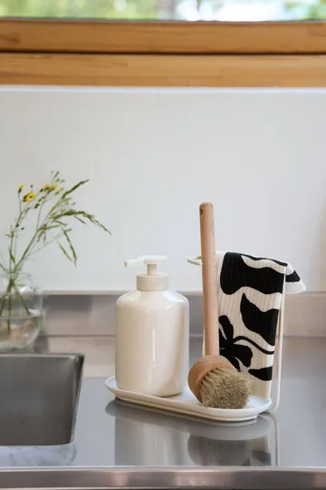 Daily印花图案厨房洗碗布抹布 - 白色_3件装 - Scandi Essentials