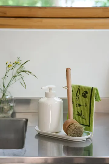 Daily印花图案厨房洗碗布抹布 - 绿色_3件装 - Scandi Essentials