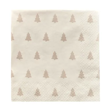 Linen trees 餐巾 33x33 cm 20-pack - sand - Scandi Essentials