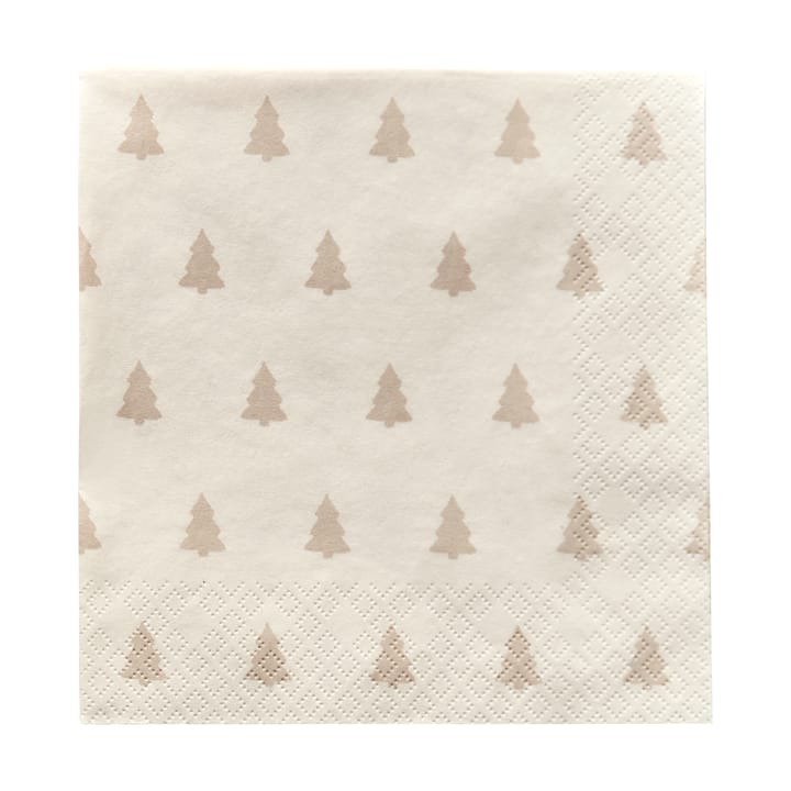 Linen trees 餐巾 33x33 cm 20-pack - sand - Scandi Essentials