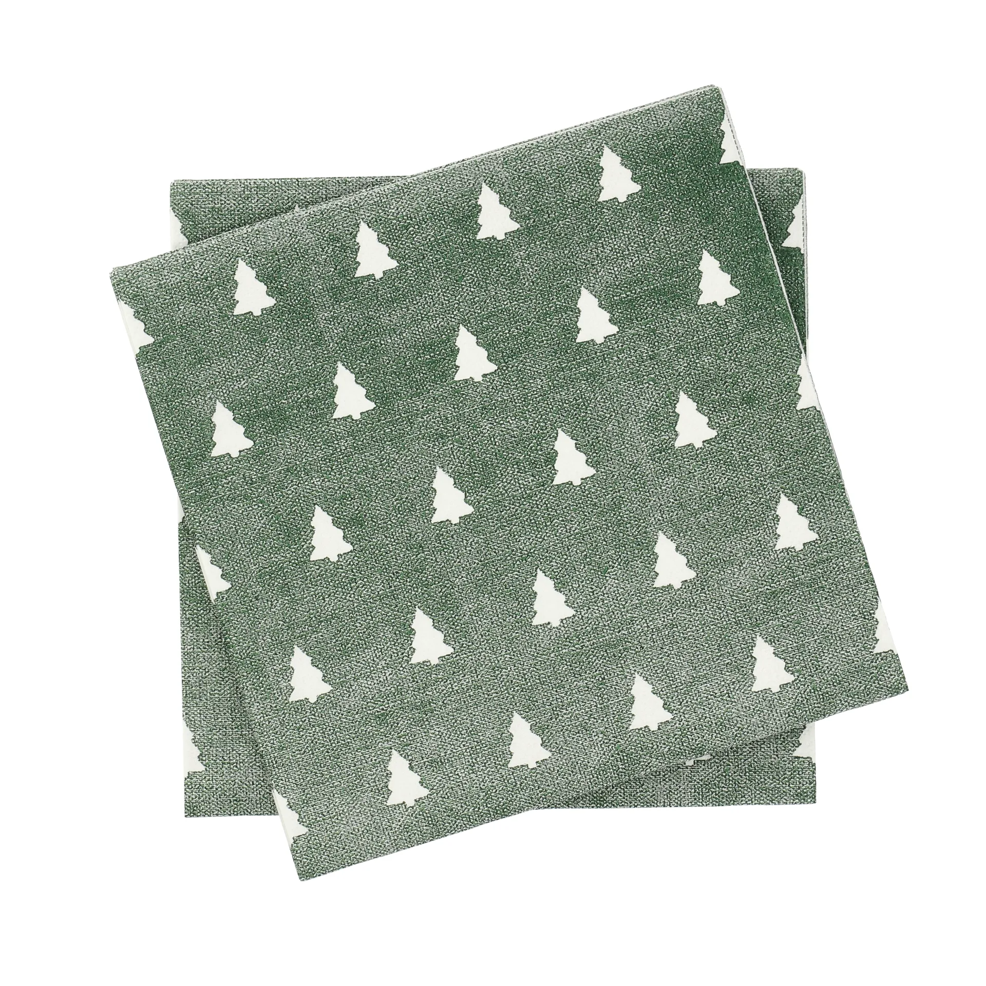 Linen trees 餐巾 33x33 cm 20-pack, 绿白色 Scandi Essentials