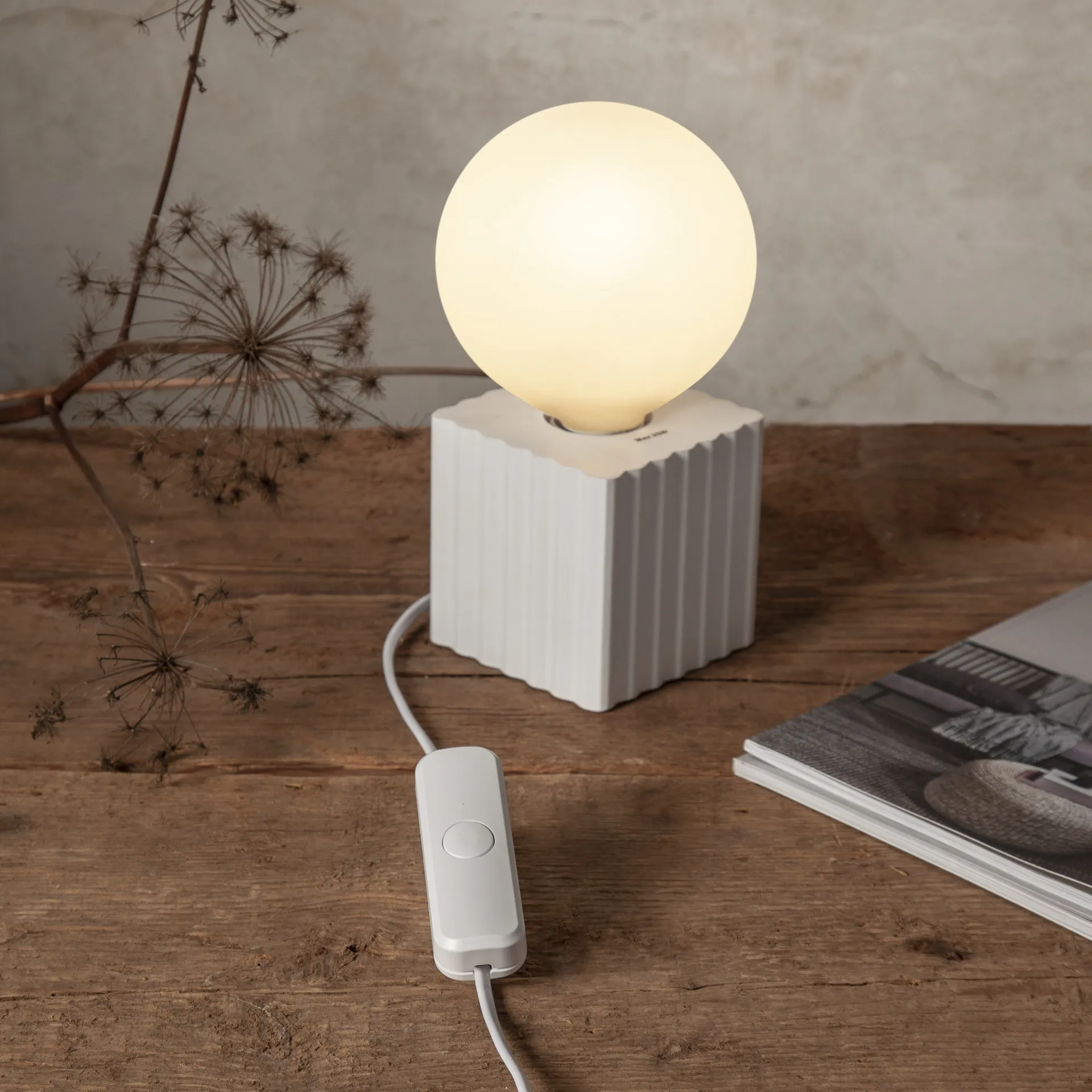 Lit cord dimmer, 白色 Scandi Essentials