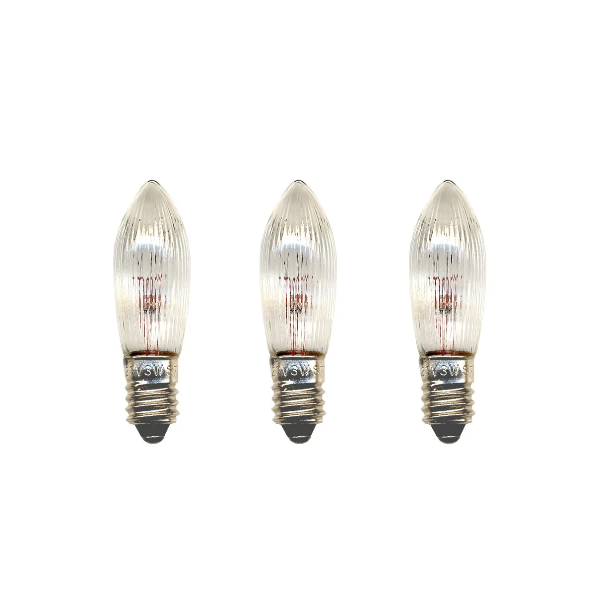 Lit E10替换灯泡 55V 3件装, 透明款_3W Scandi Essentials