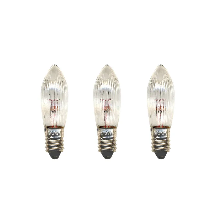 Lit E10替换灯泡 55V 3件装 - 透明款_3W - Scandi Essentials