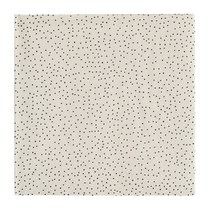 Solstickan napkins 33x33 cm 20 pack - 沙色-黑色 - Scandi Essentials