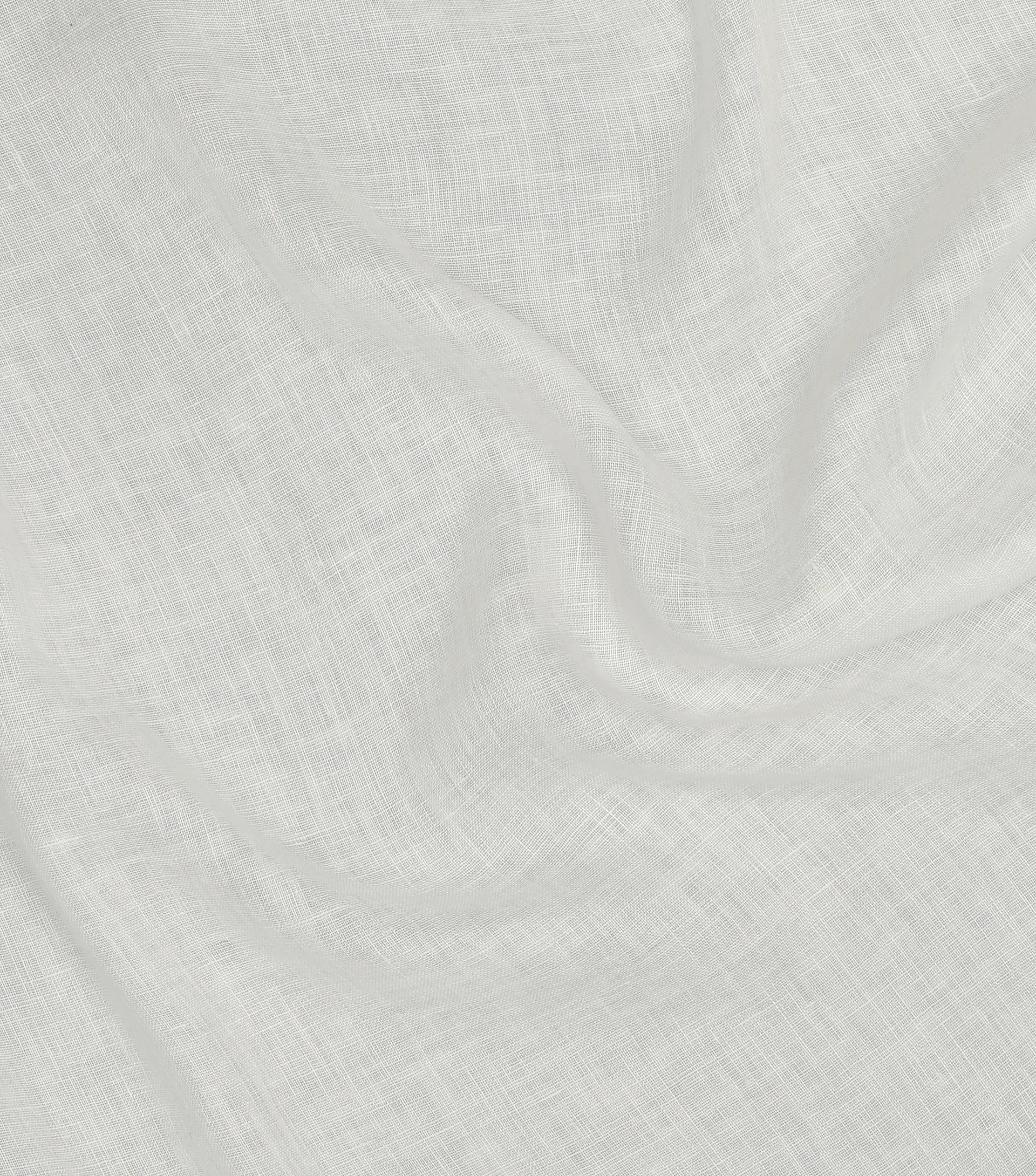 安然多褶边窗帘129x250cm, 白色 Scandi Living