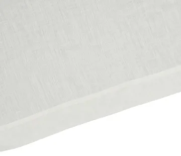 安然多褶边窗帘129x250cm - 白色 - Scandi Living
