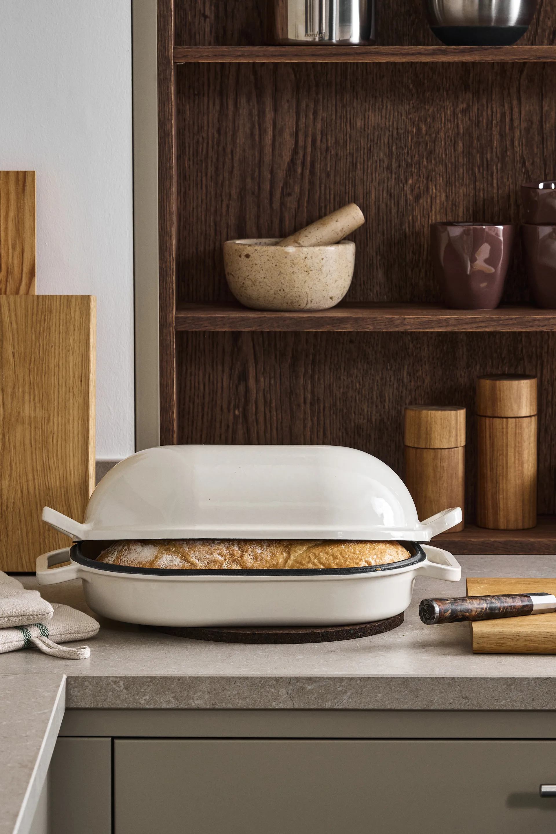 中空盐研磨器13cm, 相思木 Scandi Living