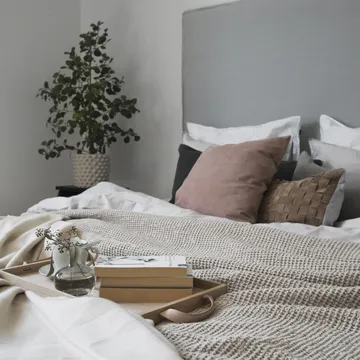 苔藓床盖160x260cm - 米色 - Scandi Living