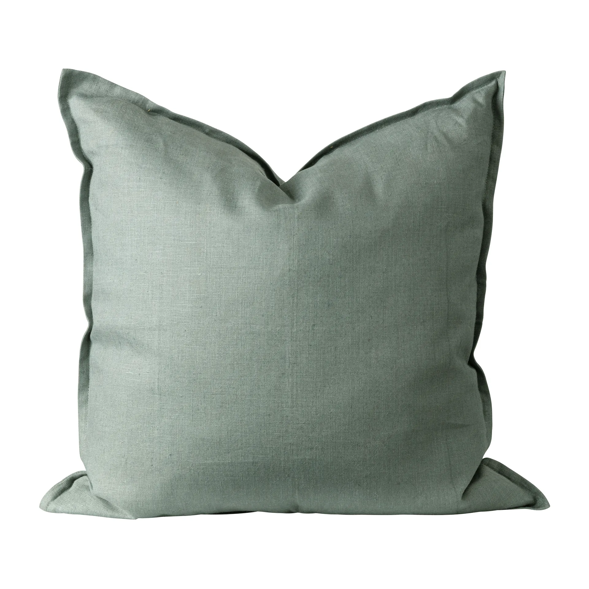 宁静亚麻枕套50x50cm, 烟熏蓝 Scandi Living