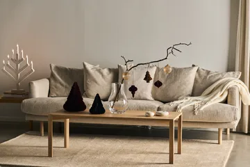 松降临节日蜡烛62cm - 水洗白色 - Scandi Living