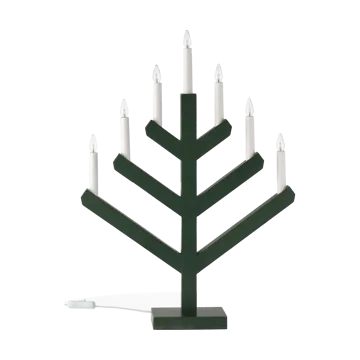 松降临节日蜡烛62cm - 绿色 - Scandi Living
