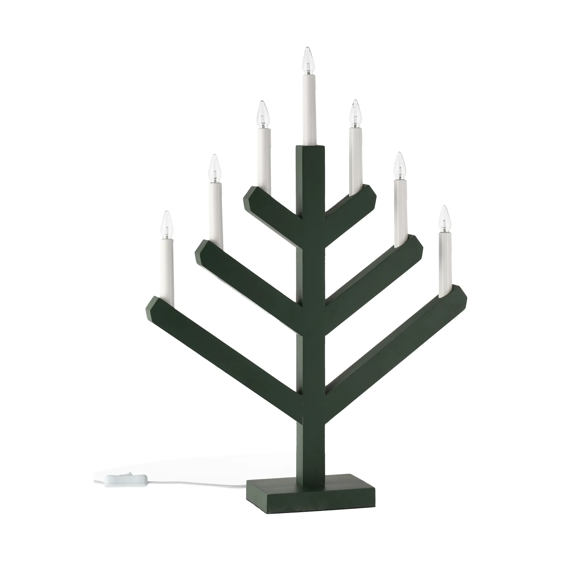 松降临节日蜡烛62cm, 绿色 Scandi Living