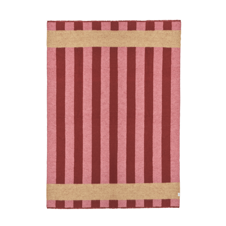 Aisles 羊毛毯 130x180cm 米色 - 红色 - Scandi Living