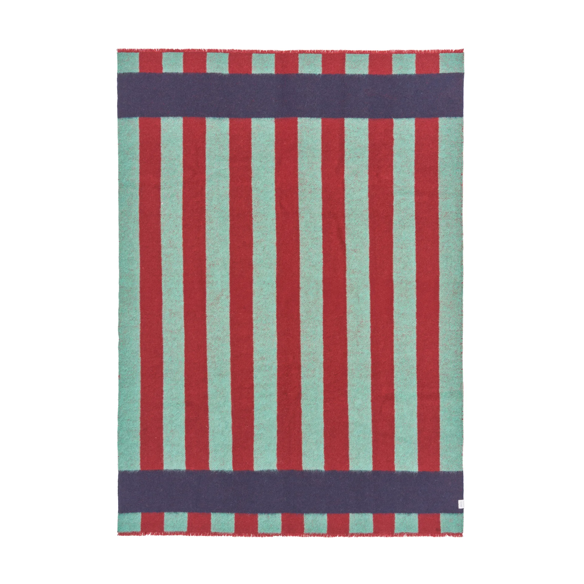 Aisles 羊毛毯 130x180cm 米色, 绿色 Scandi Living