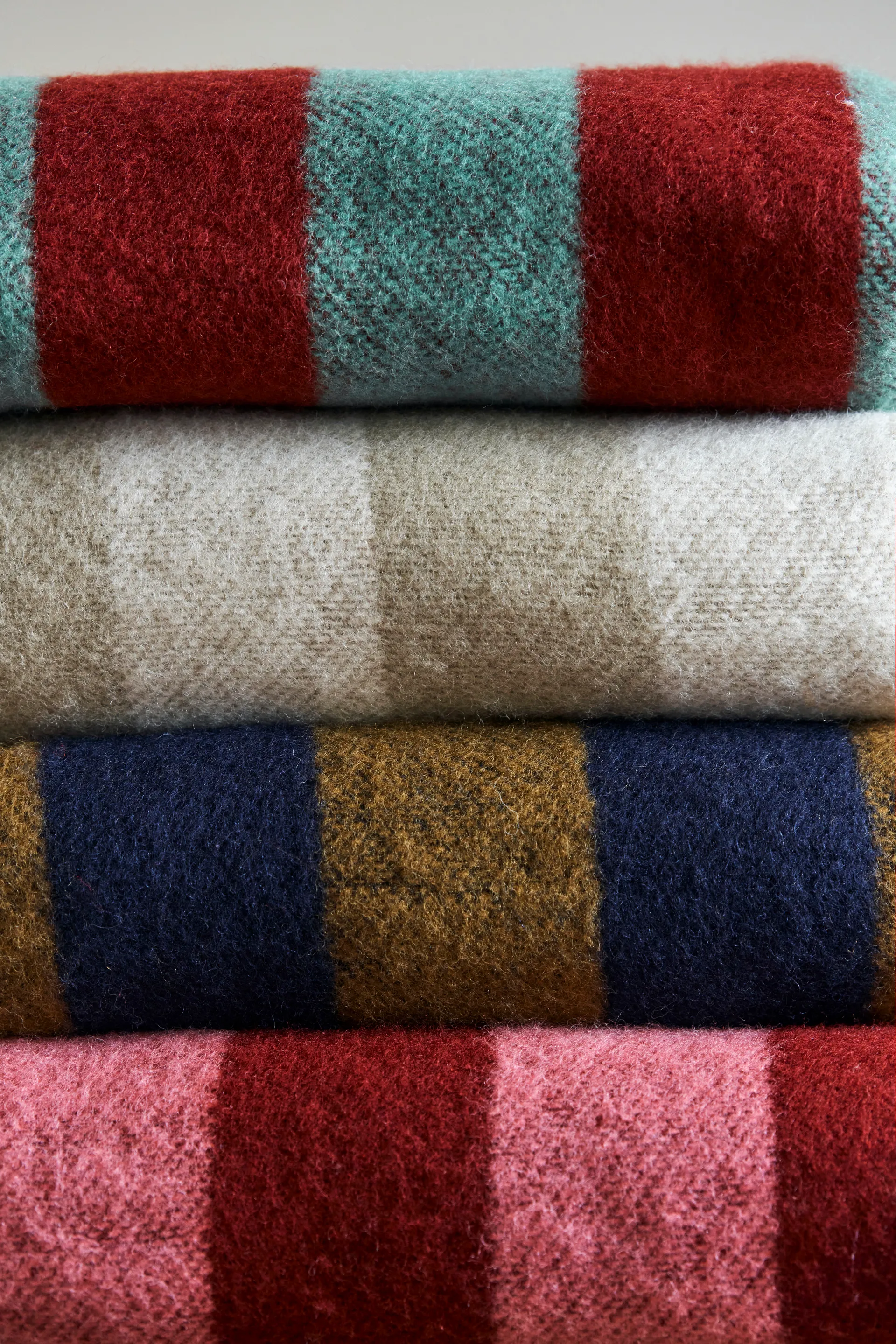 Aisles 羊毛毯 130x180cm 米色, 绿色 Scandi Living