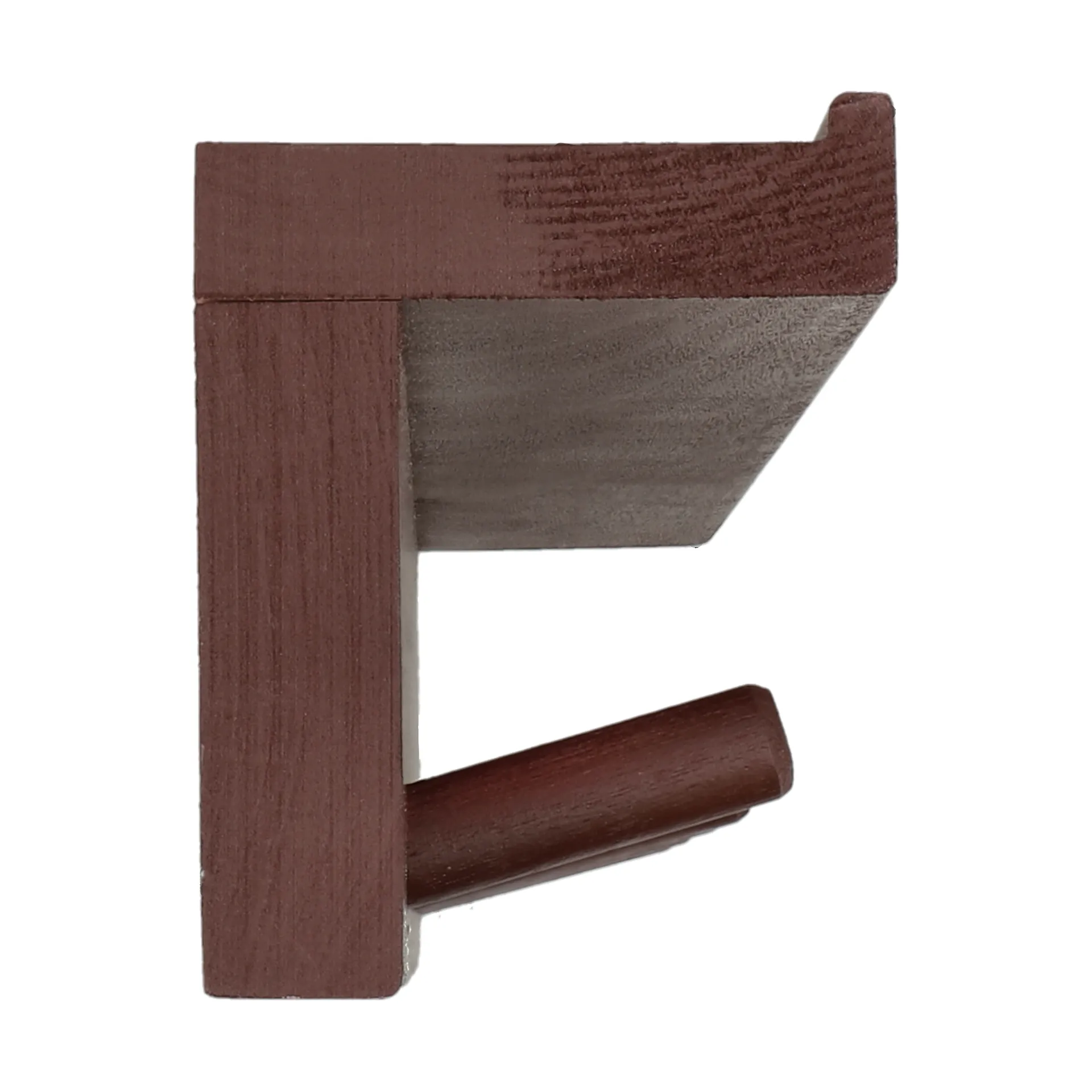 Alley coat rack with 架子, Burgundy Scandi Living