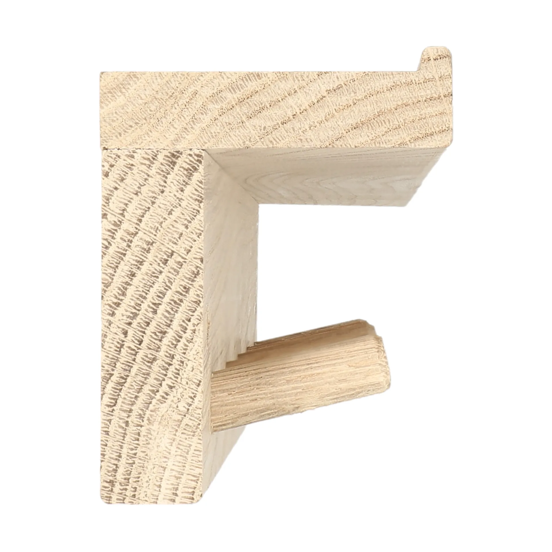 Alley coat rack with 架子, 自然木色 Scandi Living