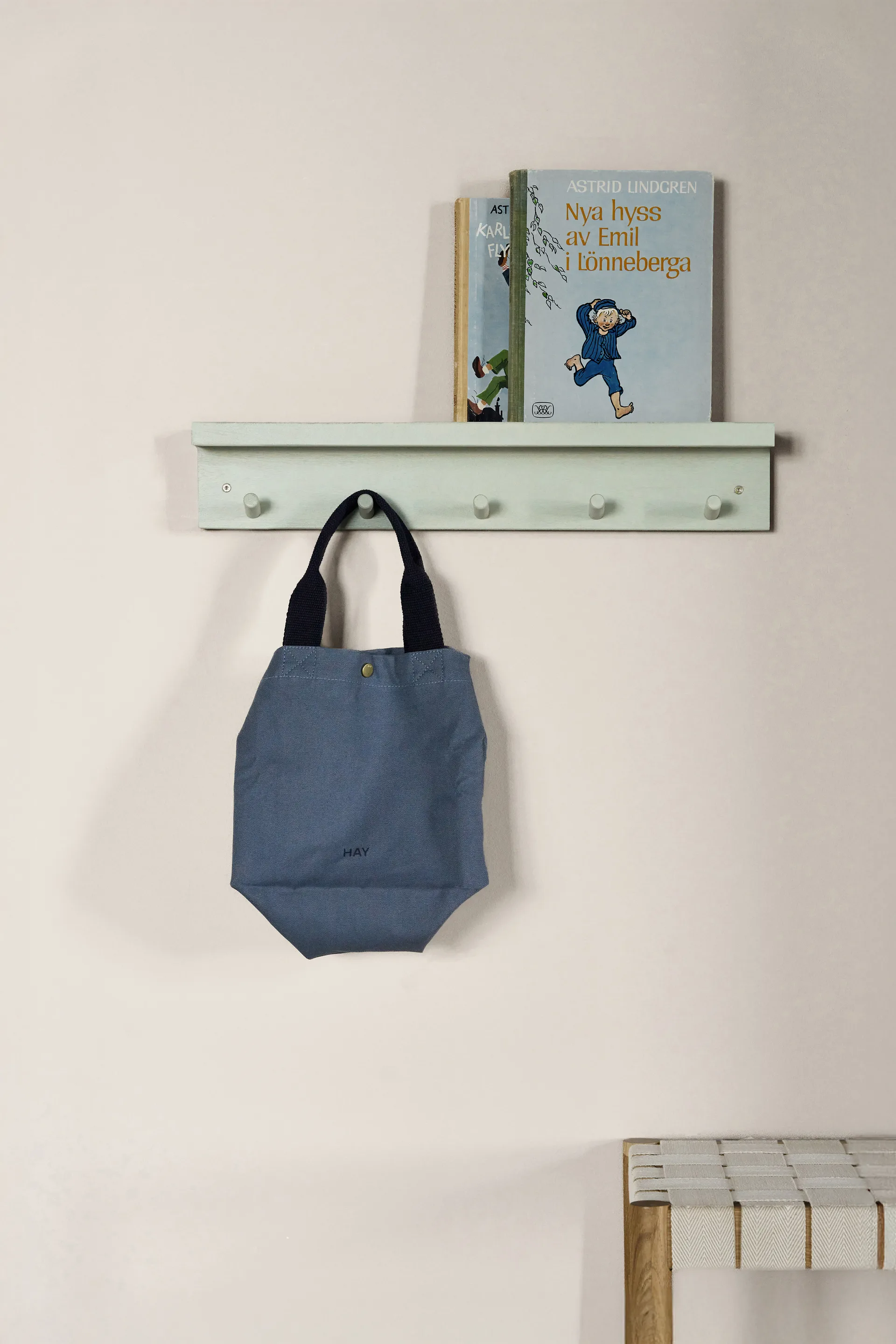 Alley 带置物架衣帽架, 绿色 Scandi Living