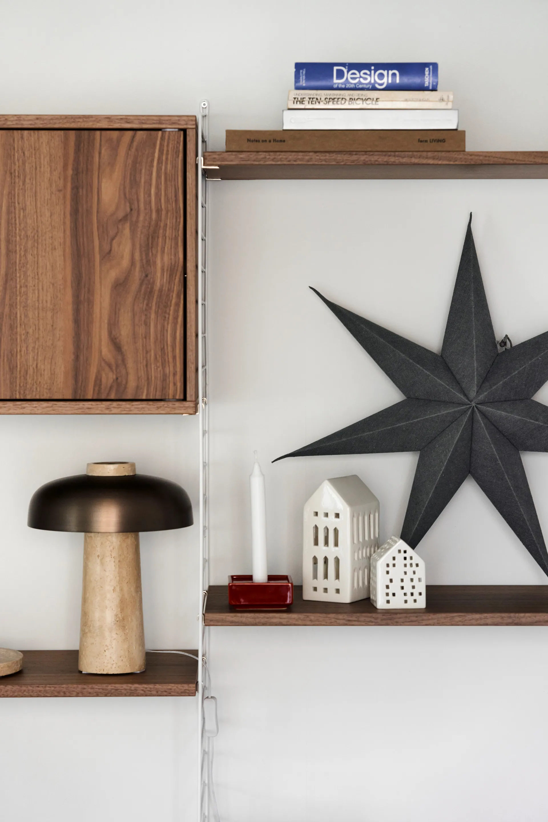 Bare advent star blue, 60 cm Scandi Living