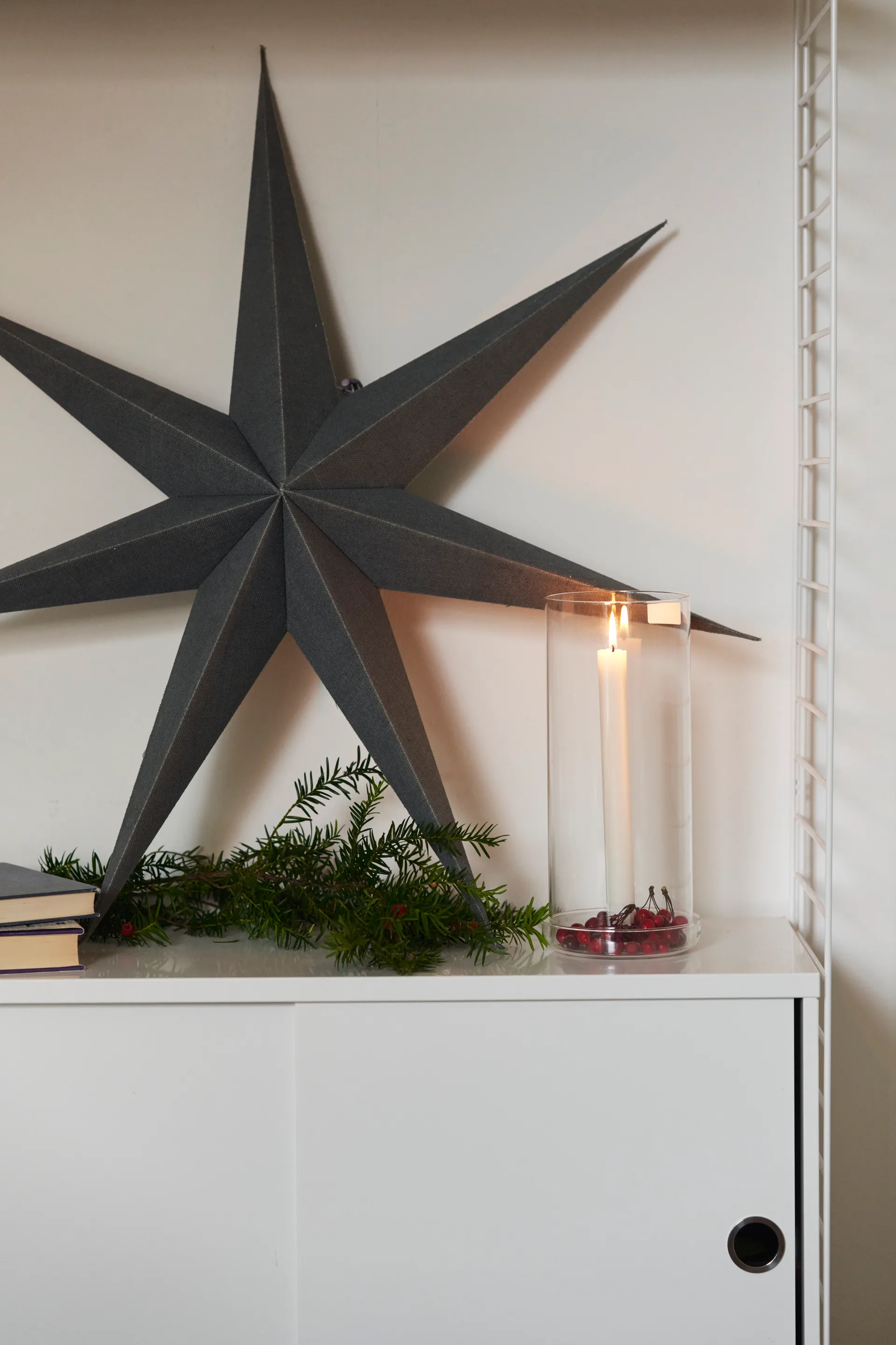 Bare advent star blue, 80cm Scandi Living