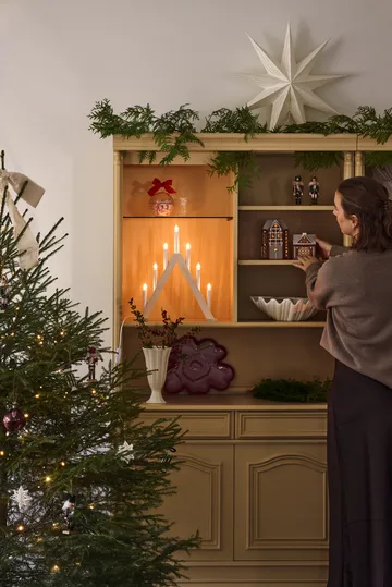 Bare advent star white - 45 cm - Scandi Living