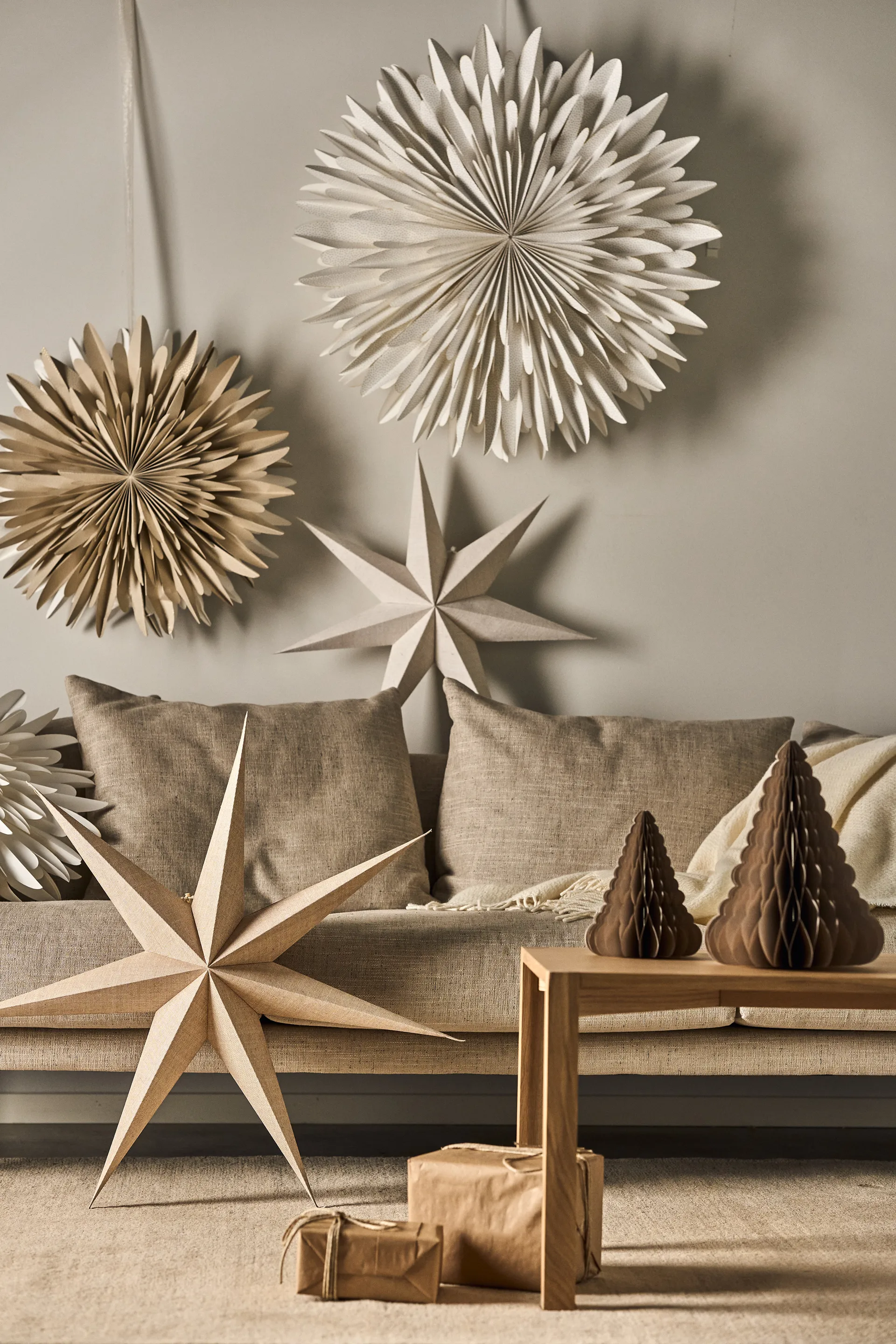 Bare advent star white, 60cm Scandi Living