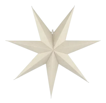 Bare advent star white - 60cm - Scandi Living