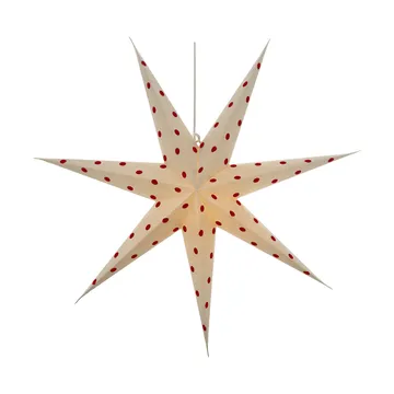 Bare advent star white-red dots - 80cm - Scandi Living