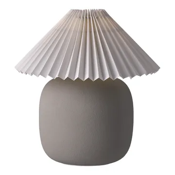 Boulder 台灯 29 cm grey-pleated white - Scandi Living