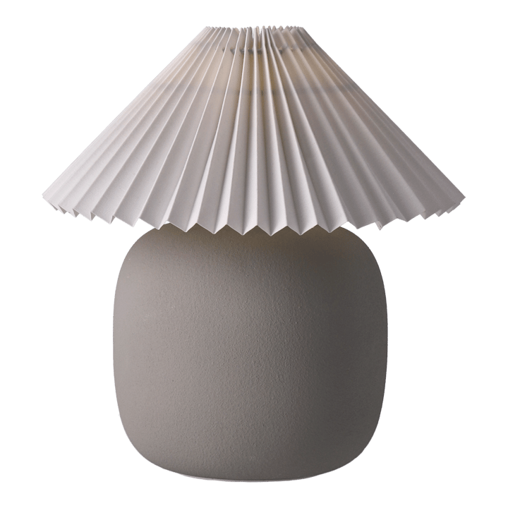 Boulder 台灯 29 cm grey-pleated white Scandi Living