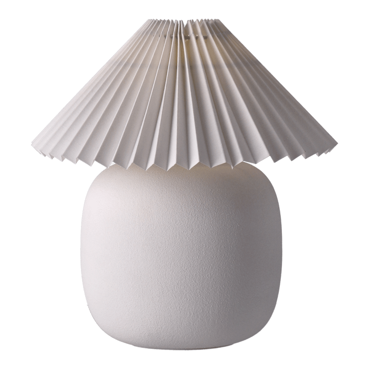 Boulder 台灯 29 cm white-pleated white Scandi Living