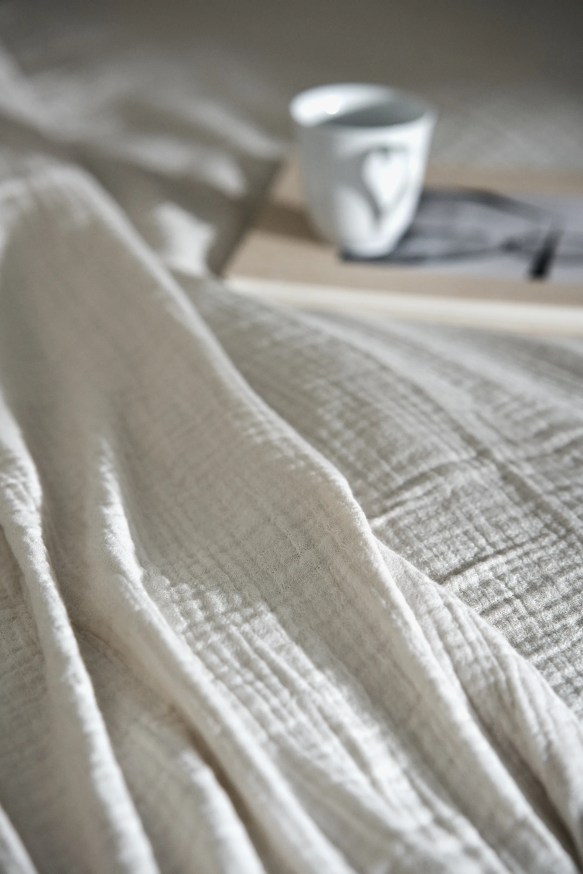 Breeze 毯子  260x260cm, 米白色 Scandi Living