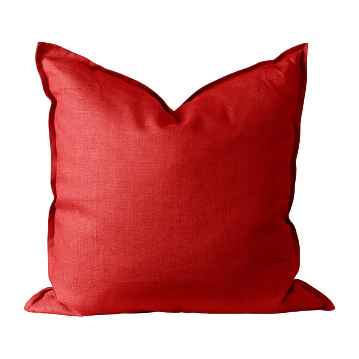 Calm 系列枕头套（亚麻布） 50x50 cm - 红色 - Scandi Living