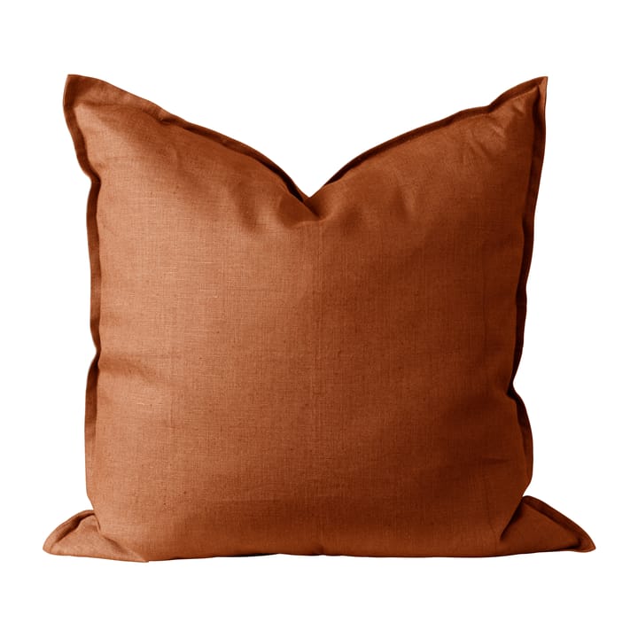 Calm 系列枕头套（亚麻布） 50x50 cm - 锈红色 - Scandi Living