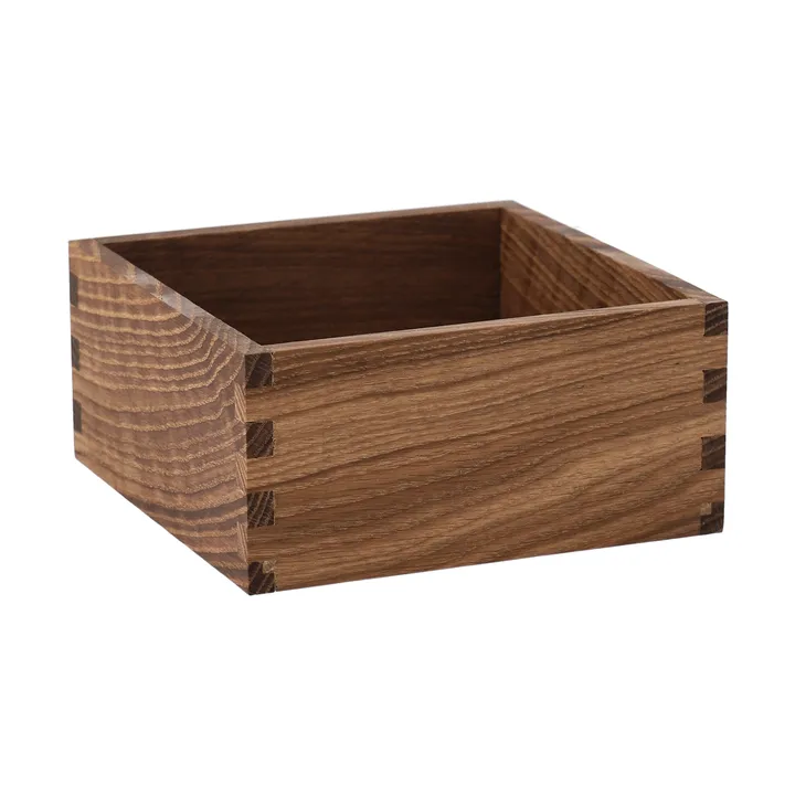 Carve 储物箱 15 cm - 深色染色橡木 - Scandi Living