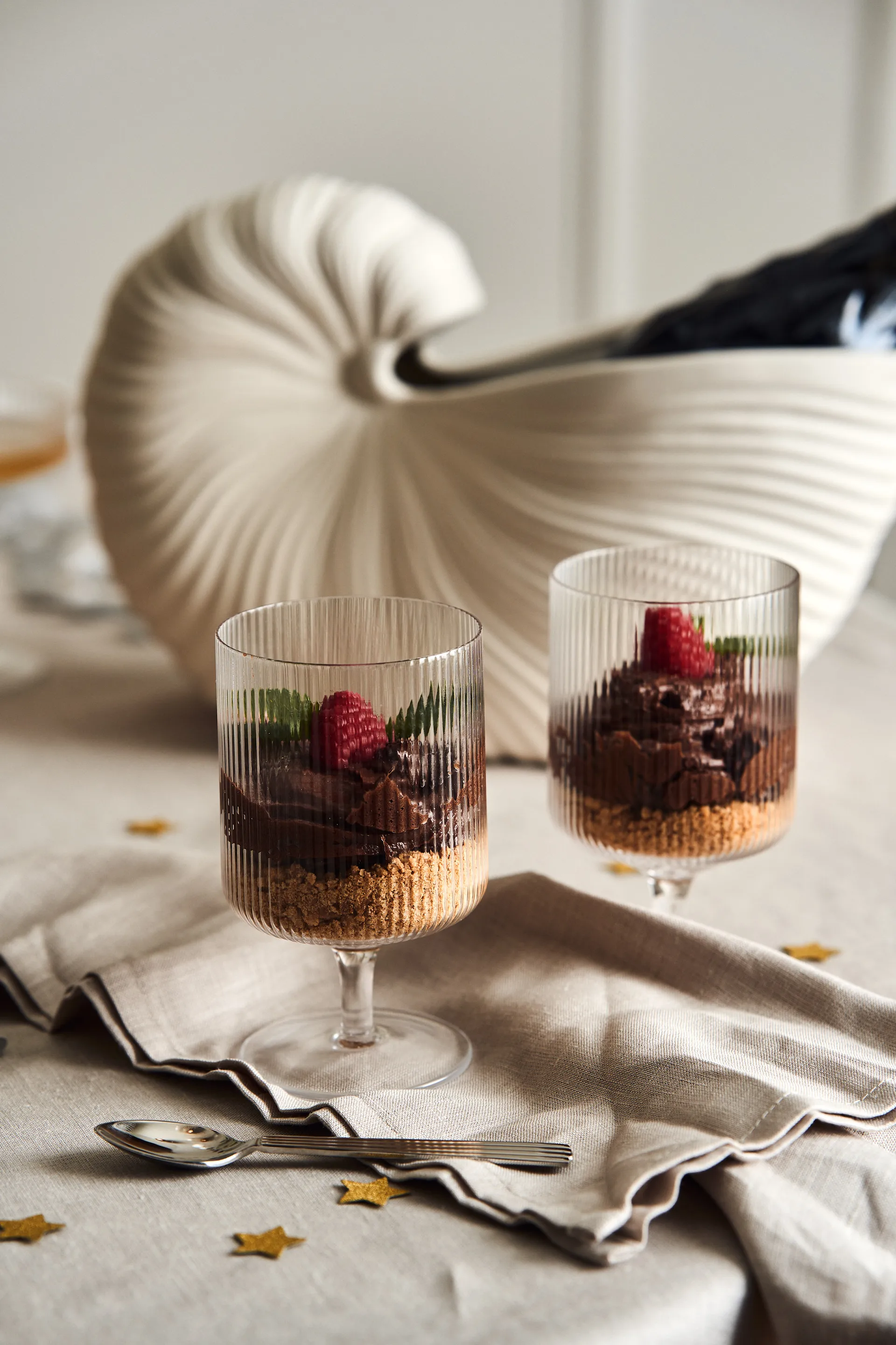 Clean 厨房巾   47x70 cm 两件套装, Greige Scandi Living