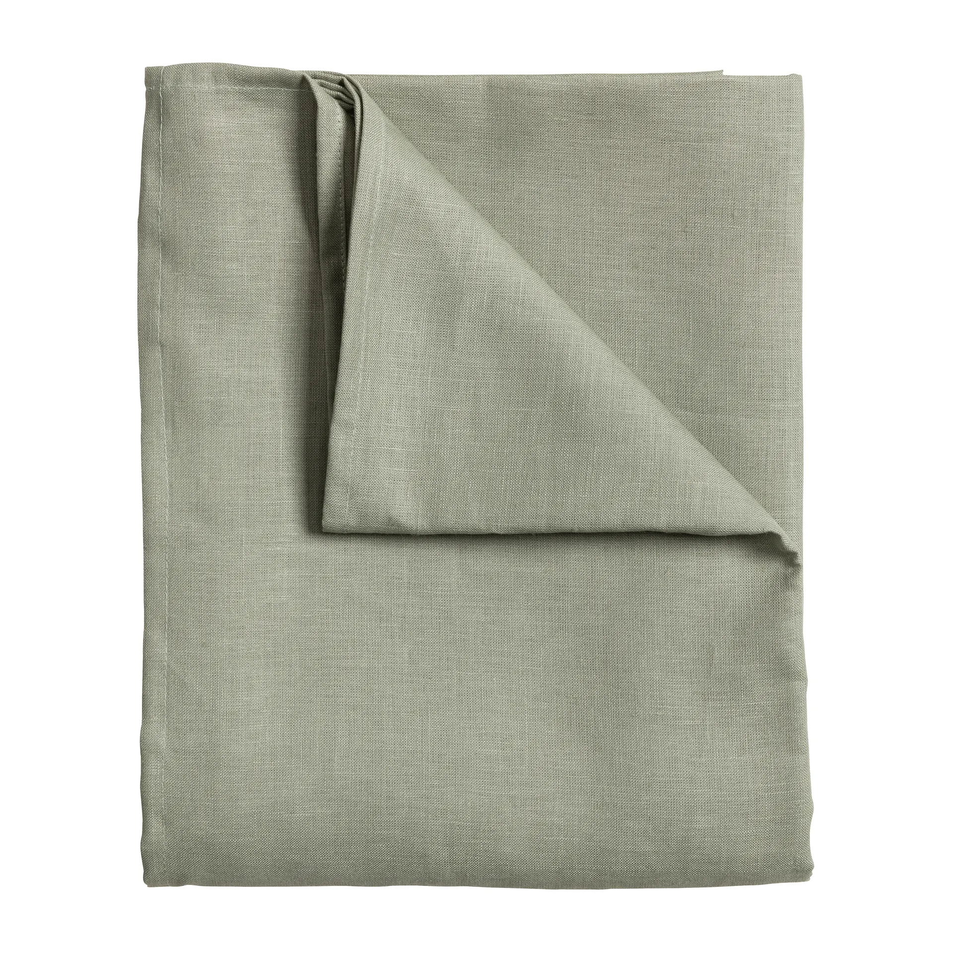 Clean linen table cloth 145x350 cm, Dusty 绿色 Scandi Living