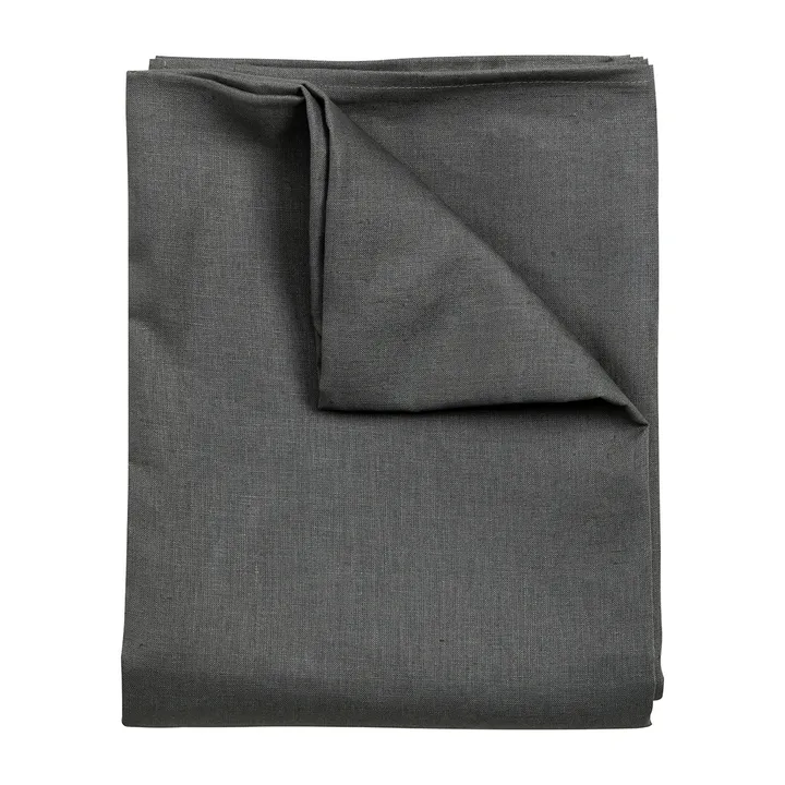 Clean linen table cloth 145x350 cm - 炭黑色 - Scandi Living