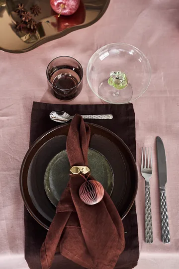 Clean linen table cloth 145x350 cm - 灰粉色 - Scandi Living