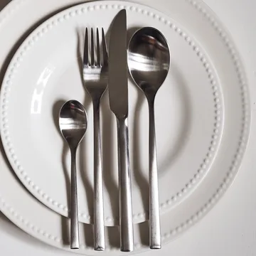 Coast餐具 24件套 - 银色 - Scandi Living