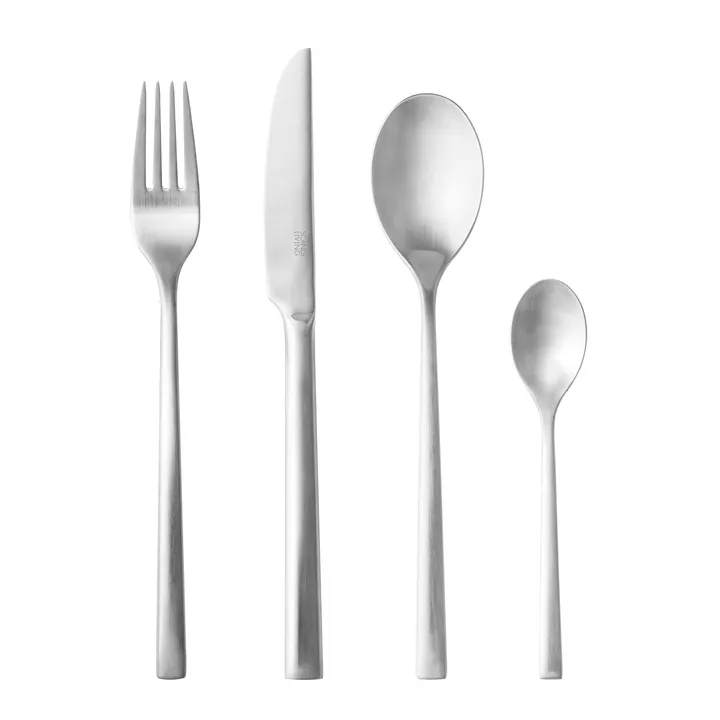 Coast餐具 24件套 - 银色 - Scandi Living