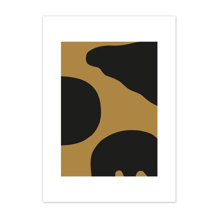 Contour 海报 ocher - 30x40 cm - Scandi Living